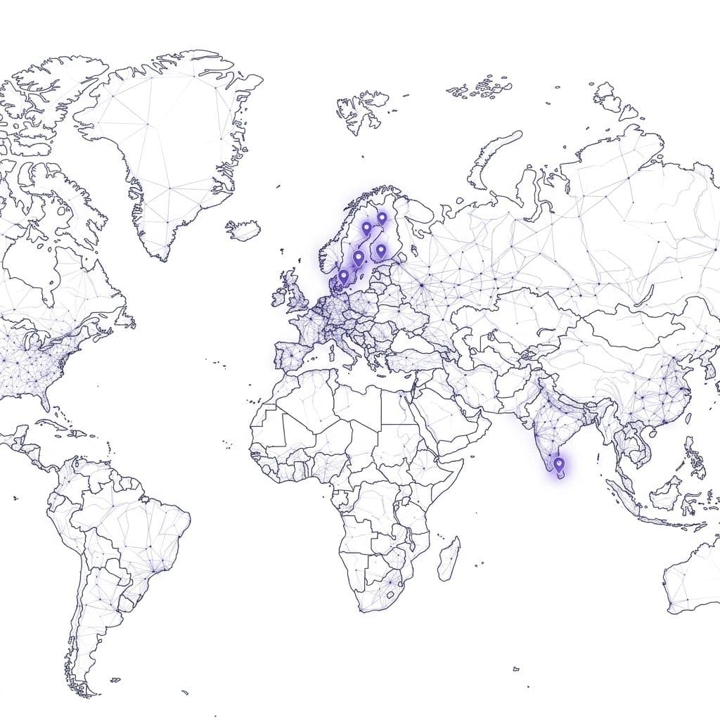 Frontwalker global office locations map